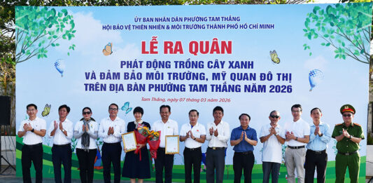 HANE và phường Tam Thắng phát động trồng cây xanh, chung tay xây dựng môi trường đô thị xanh – sạch – đẹp