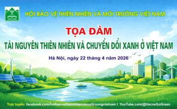 VACNE chuẩn bị tổ chức Tọa đàm “Tài nguyên thiên nhiên và chuyển đổi xanh ở Việt Nam”