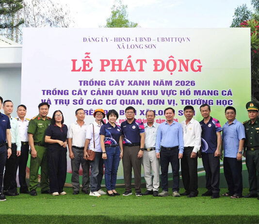 TP.HCM: Xã Long Sơn phát động trồng cây, chung tay xây dựng môi trường xanh – sạch – đẹp năm 2026