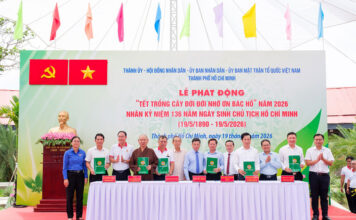 HANE tham dự Lễ phát động Tết trồng cây “Đời đời nhớ ơn Bác Hồ” năm 2026 và đồng hành cùng phong trào “Thành phố muôn sắc hoa”