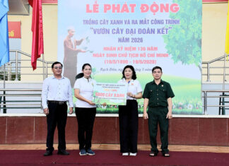 TP.HCM: Phường Rạch Dừa phát động trồng cây xanh và ra mắt “Vườn cây đại đoàn kết” năm 2026