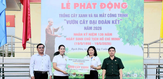 TP.HCM: Phường Rạch Dừa phát động trồng cây xanh và ra mắt “Vườn cây đại đoàn kết” năm 2026