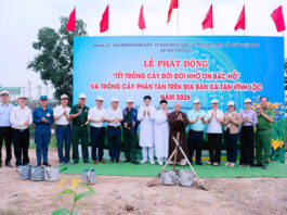 Hội Bảo vệ Thiên nhiên và Môi trường TPHCM góp thêm mảng xanh đến Xã Tân Vĩnh Lộc