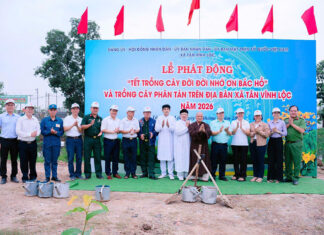 Hội Bảo vệ Thiên nhiên và Môi trường TPHCM góp thêm mảng xanh đến Xã Tân Vĩnh Lộc