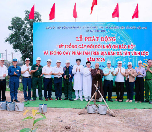 Hội Bảo vệ Thiên nhiên và Môi trường TPHCM góp thêm mảng xanh đến Xã Tân Vĩnh Lộc