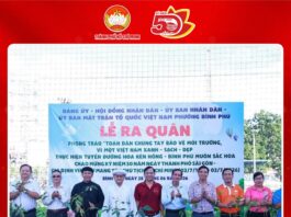 Phường Bình Phú ra quân hưởng ứng phong trào “Toàn dân chung tay bảo vệ môi trường, vì một Việt Nam xanh – sạch – đẹp”