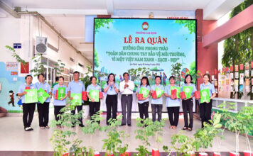 HANE trao tặng cây xanh hưởng ứng phong trào “Toàn dân chung tay bảo vệ môi trường, vì một Việt Nam xanh – sạch – đẹp”
