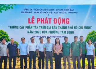 Phường Tam Long phát động phong trào trồng cây phân tán năm 2026
