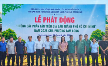 Phường Tam Long phát động phong trào trồng cây phân tán năm 2026