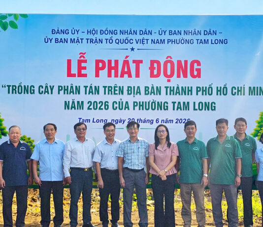 Phường Tam Long phát động phong trào trồng cây phân tán năm 2026