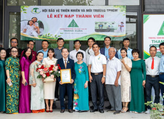 Chào mừng Trung tâm Điều trị Oxy Cao áp Thanh Xuân chính thức trở thành hội viên Hội Bảo vệ Thiên nhiên và Môi trường TP.HCM