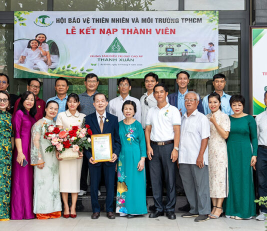 Chào mừng Trung tâm Điều trị Oxy Cao áp Thanh Xuân chính thức trở thành hội viên Hội Bảo vệ Thiên nhiên và Môi trường TP.HCM