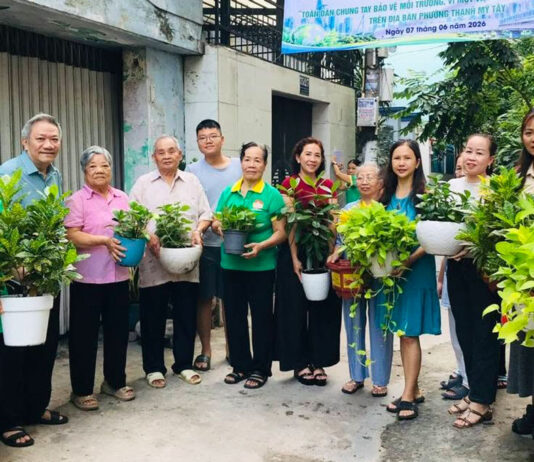 Lan tỏa hành động xanh từ phong trào “Toàn dân chung tay bảo vệ môi trường” tại phường Thạnh Mỹ Tây