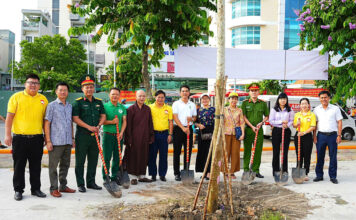 Phường An Nhơn khánh thành công trình “Vườn cây Đại đoàn kết”, lan tỏa phong trào xây dựng đô thị xanh