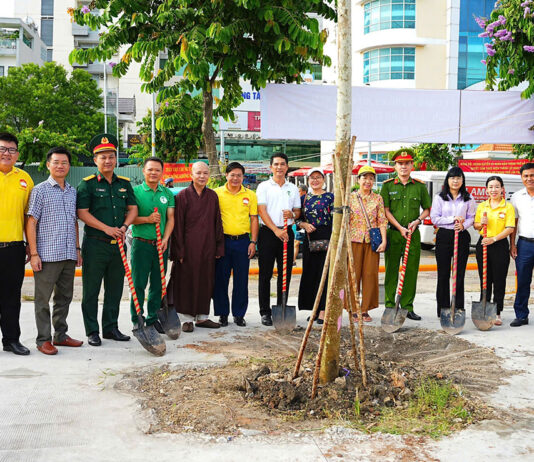 Phường An Nhơn khánh thành công trình “Vườn cây Đại đoàn kết”, lan tỏa phong trào xây dựng đô thị xanh