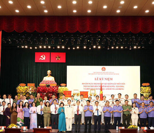 Viện kiểm sát nhân dân Thành phố Hồ Chí Minh tổ chức Lễ kỷ niệm 50 năm ngày thành lập và đón nhận danh hiệu Anh hùng lao động