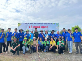 HANE góp những mầm xanh cùng phường Vũng Tàu xây dựng “Vườn cây Đại đoàn kết”