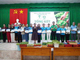 Phường Vũng Tàu tổng kết chương trình tập huấn ủ phân hữu cơ compost và trồng rau sạch tại nhà