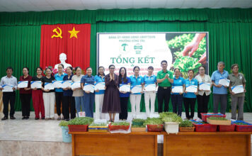 Phường Vũng Tàu tổng kết chương trình tập huấn ủ phân hữu cơ compost và trồng rau sạch tại nhà